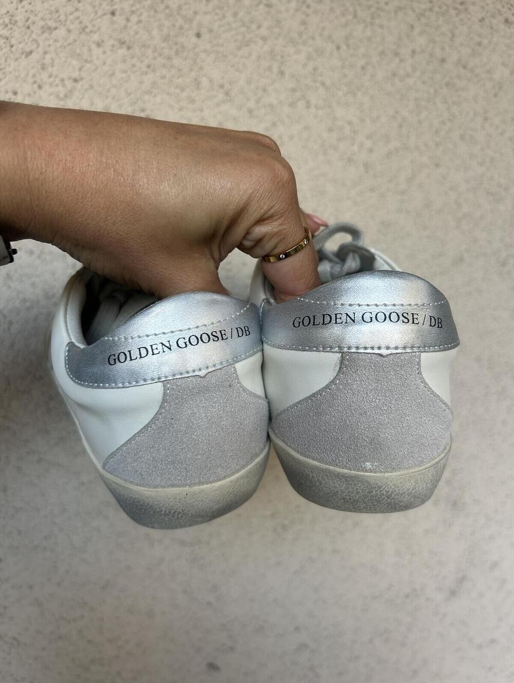 Golden Goose Superstar Sneakers 40 White GGDB SSTAR Mens 7 Womens 9 - Picture 8 of 8
